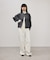 【WEB限定】・【サステナブル】フォルムスリーブクルーネックカーディガン