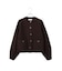 【WEB限定】・【サステナブル】フォルムスリーブクルーネックカーディガン