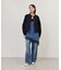 【WEB限定】・【サステナブル】フォルムスリーブクルーネックカーディガン