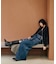 【WEB限定】・【追加】デニムシャツロングワンピース