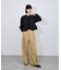 【定番】・【サステナブル】ロングスリーブフリルブラウス