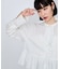 【定番】・【サステナブル】ロングスリーブフリルブラウス