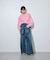 【サステナブル】バックロゴスウェットニット