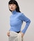 【WEB限定】ラメリブタートルネックプルオーバー
