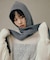 【WEB限定】2wayモヘアMIXギャザーニット
