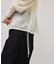 【WEB限定】2wayモヘアMIXギャザーニット