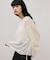 【WEB限定】2wayモヘアMIXギャザーニット