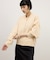 【WEB限定】コクーンジップニットブルゾン