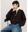 【WEB限定】コクーンジップニットブルゾン