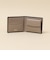 【WEB限定】SHIPS:【SAFFIANO LEATHER】2トーン 2つ折 ウォレット（財布）