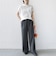 【WEB限定】〈手洗い可能〉アイレット クルーネック プルオーバー
