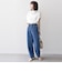 【WEB限定】〈手洗い可能〉アイレット クルーネック プルオーバー