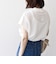 【WEB限定】〈手洗い可能〉アイレット クルーネック プルオーバー