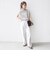 【WEB限定】〈手洗い可能〉アイレット クルーネック プルオーバー