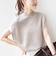 【WEB限定】〈手洗い可能〉アイレット クルーネック プルオーバー
