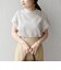 【WEB限定】〈手洗い可能〉アイレット クルーネック プルオーバー