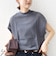 【WEB限定】〈手洗い可能〉アイレット クルーネック プルオーバー