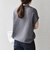 【WEB限定】〈手洗い可能〉アイレット クルーネック プルオーバー
