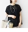 【WEB限定】〈手洗い可能〉アイレット クルーネック プルオーバー