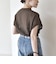 【WEB限定】〈手洗い可能〉アイレット クルーネック プルオーバー