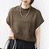 【WEB限定】〈手洗い可能〉アイレット クルーネック プルオーバー