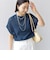 【WEB限定】〈手洗い可能〉アイレット クルーネック プルオーバー