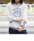 【WEB限定/SHIPS別注】RUSSELL ATHLETIC: ビッグシルエット プリント パーカー (トレーナー)