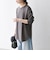 〈吸水速乾/洗濯機可能〉ラウンドヘム ロングスリーブ ワイド TEE