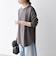 〈吸水速乾/洗濯機可能〉ラウンドヘム ロングスリーブ ワイド TEE