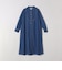 〈洗濯機可能〉デニム ブザム シャツ ワンピース