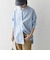 〈洗濯機可能〉REPREVE バンド カラー シャツ