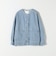 ノーカラー デニム ブルゾン［SHIPS any DENIM］