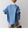 ノーカラー デニム ブルゾン［SHIPS any DENIM］