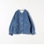 ノーカラー デニム ブルゾン［SHIPS any DENIM］
