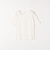 【WEB限定】〈洗濯機可能〉テレコ リブ ハーフスリーブ TEE