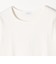 【WEB限定】〈洗濯機可能〉テレコ リブ ハーフスリーブ TEE