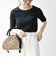 【WEB限定】〈洗濯機可能〉テレコ リブ ハーフスリーブ TEE