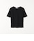 【WEB限定】〈洗濯機可能〉テレコ リブ ハーフスリーブ TEE