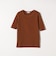 【WEB限定】〈洗濯機可能〉テレコ リブ ハーフスリーブ TEE