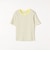 【WEB限定】〈洗濯機可能〉テレコ リブ ハーフスリーブ TEE