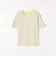 【WEB限定】〈洗濯機可能〉テレコ リブ ハーフスリーブ TEE