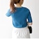 【WEB限定】〈洗濯機可能〉テレコ リブ ハーフスリーブ TEE