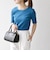 【WEB限定】〈洗濯機可能〉テレコ リブ ハーフスリーブ TEE