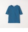 【WEB限定】〈洗濯機可能〉テレコ リブ ハーフスリーブ TEE