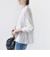 【WEB限定】〈手洗い可能〉ストレッチ ジョーゼット プリーツ ブラウス