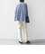 【WEB限定】〈手洗い可能〉ストレッチ ジョーゼット プリーツ ブラウス