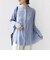 【WEB限定】〈手洗い可能〉ストレッチ ジョーゼット プリーツ ブラウス