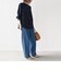 【WEB限定】〈手洗い可能〉ストレッチ ジョーゼット プリーツ ブラウス