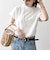 〈抗菌防臭/洗濯機可能〉USAコットン フレンチスリーブ TEE