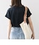 〈抗菌防臭/洗濯機可能〉USAコットン フレンチスリーブ TEE